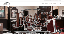 Desktop Screenshot of legacybarber.com